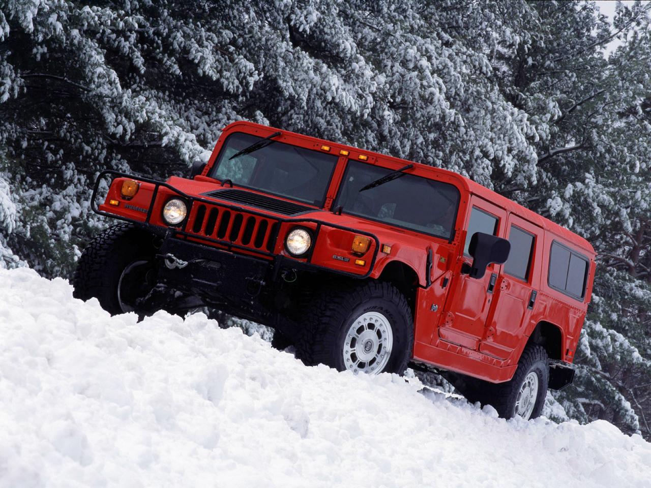 обои Hummer-H1-Snow- Angle-1600x1200 фото