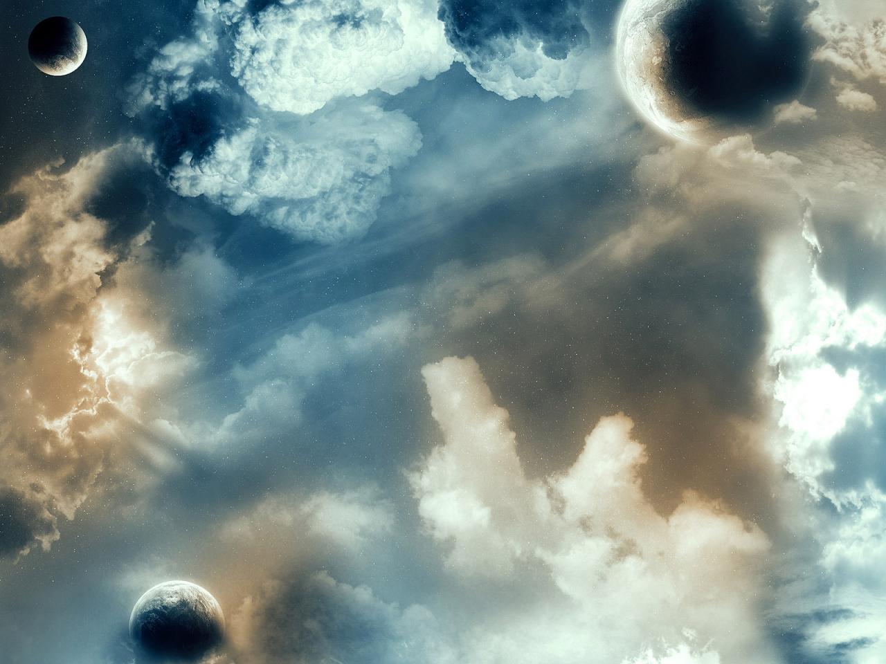 обои Космические облака фото