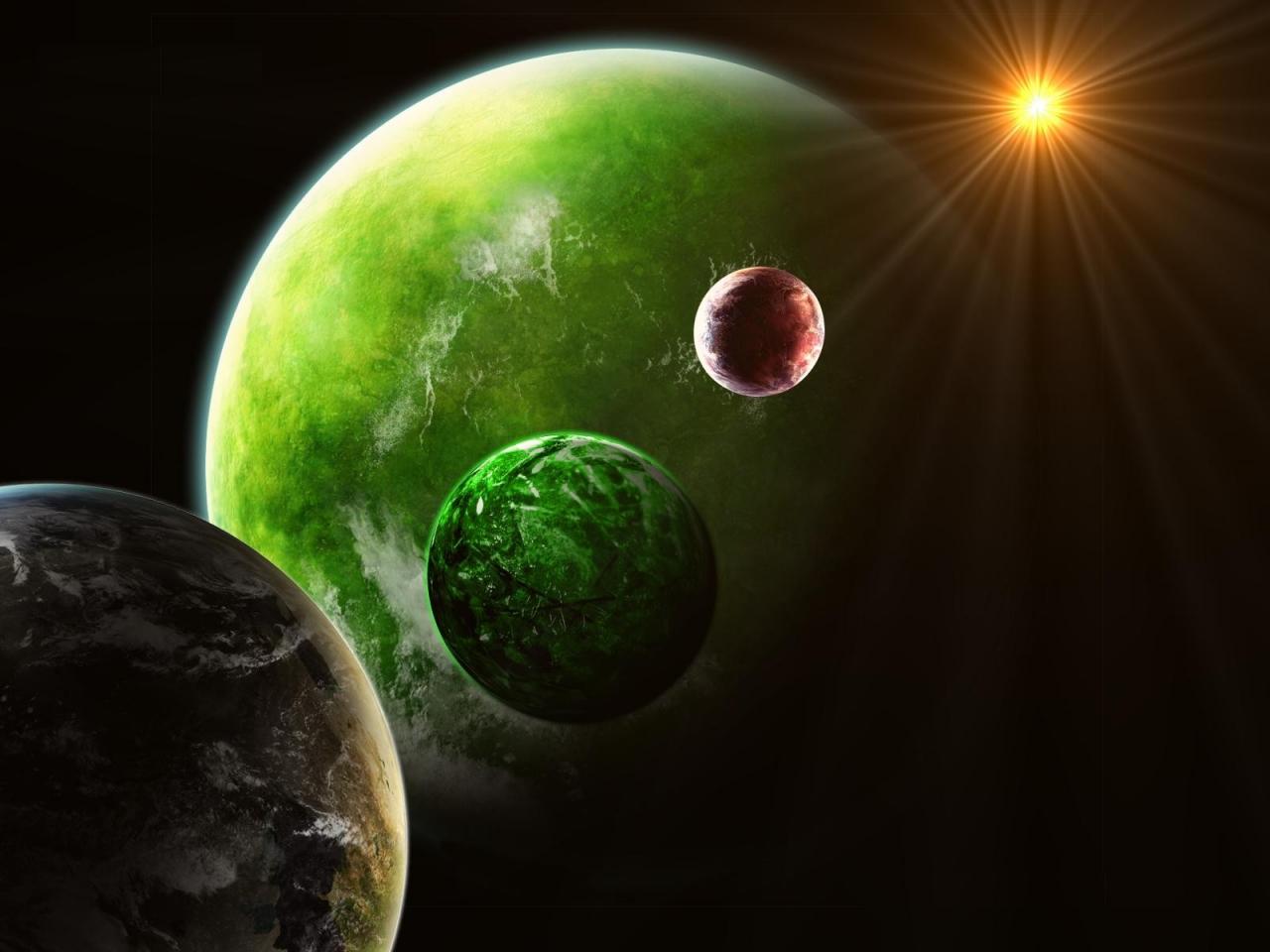 обои Green planet фото