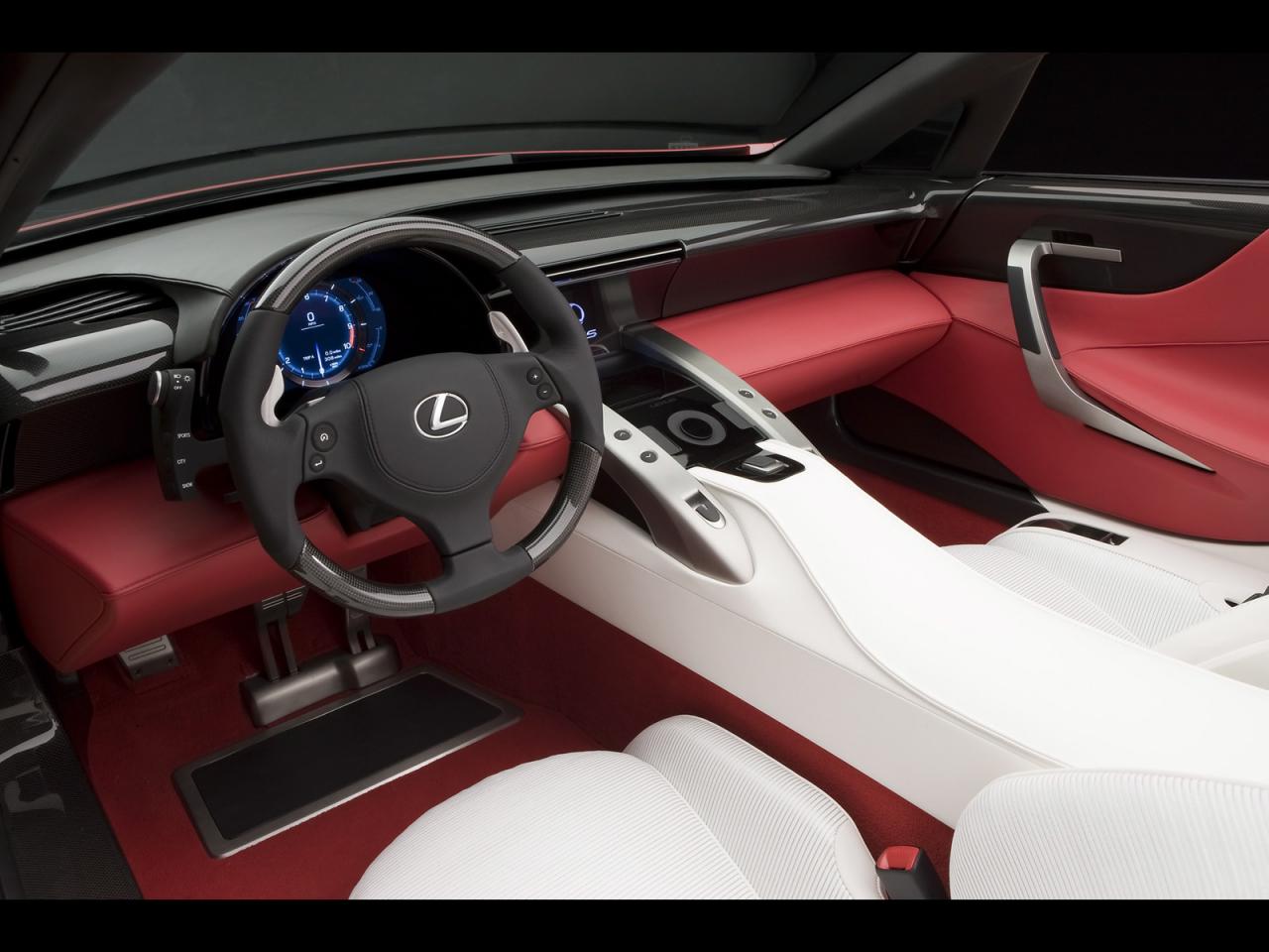 обои Lexus LF A Roadster Concept Dashboard фото