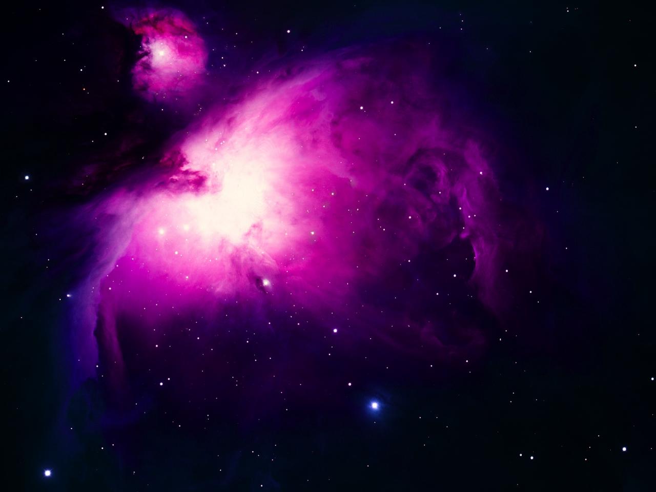 обои Purple Blue Nebula фото