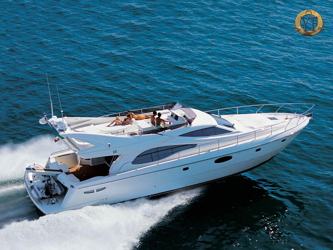 обои Катер Ferretti 591Run1280 фото