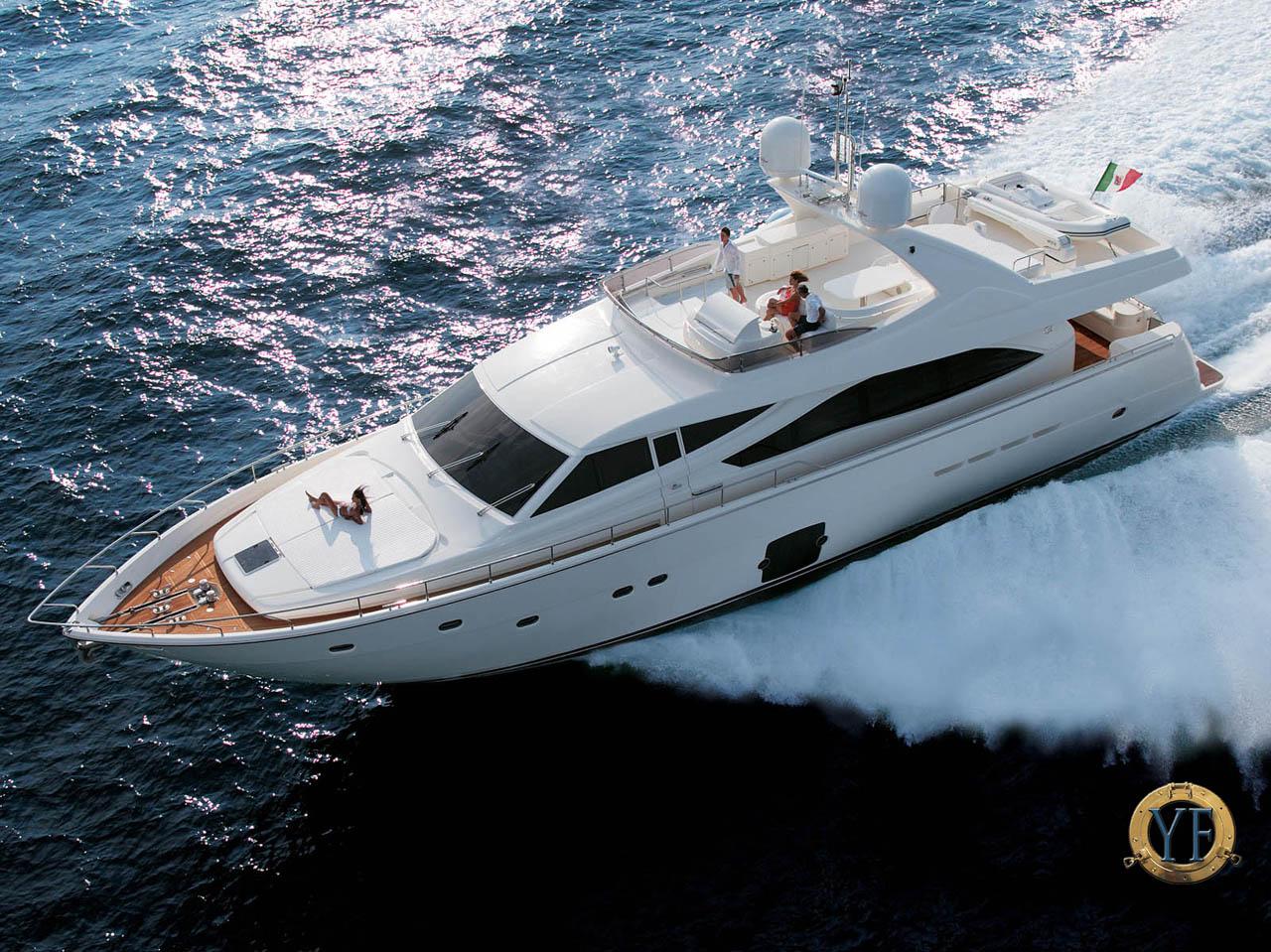 обои Катер Ferretti 830Top1280 фото