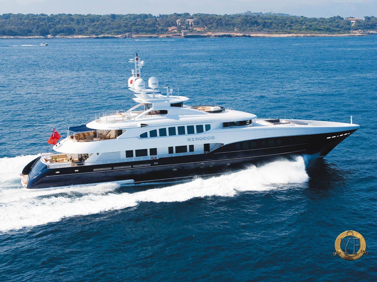 обои Катер Heesen Sirocco Run 1280 фото