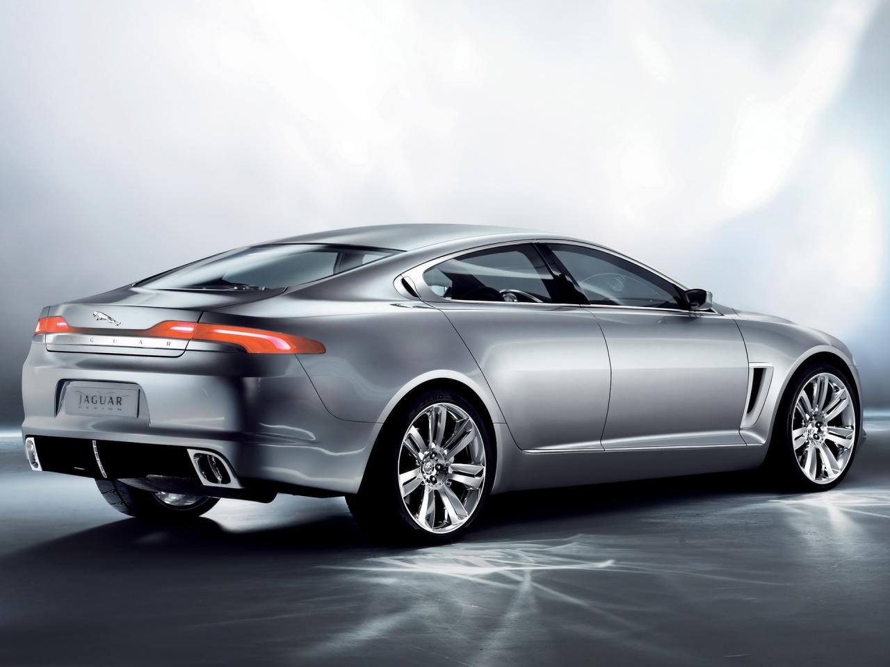 обои Jaguar c xf rear angle фото