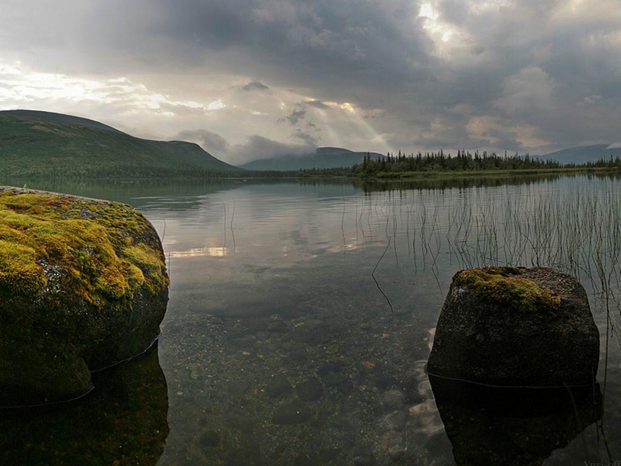 обои Камни в воде фото