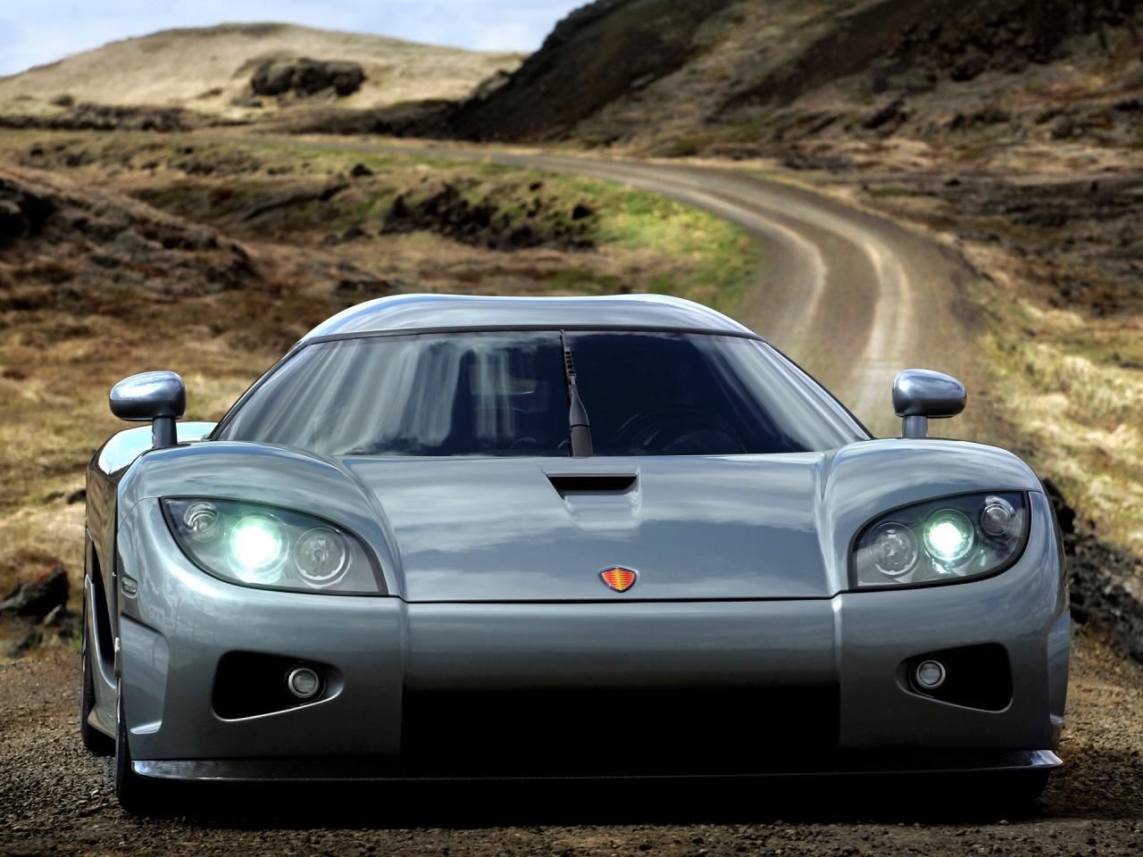 обои Koenigsegg CCX Front Grey фото