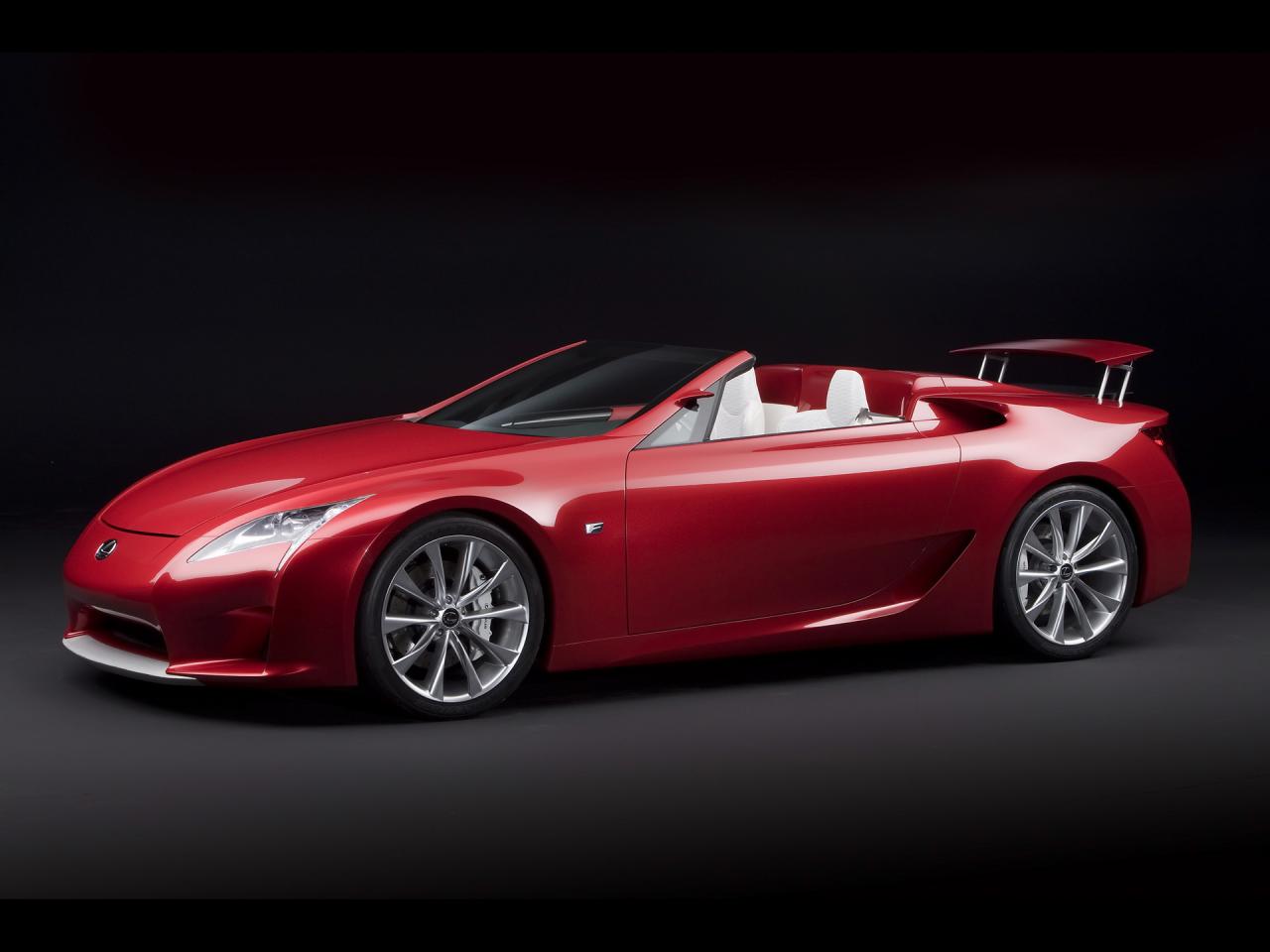 обои Lexus LF A Roadster Concept Side Angle фото