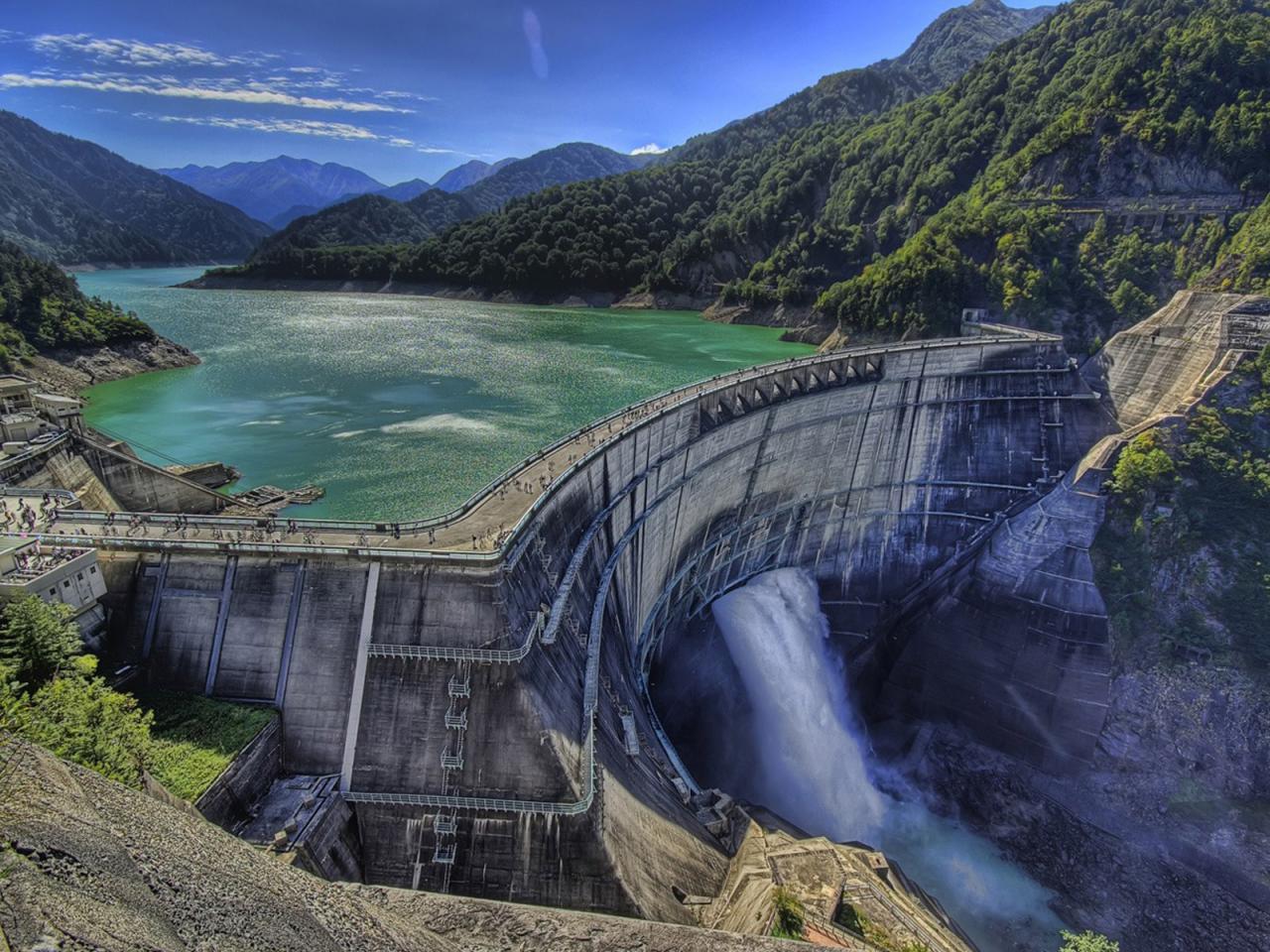 обои Kurobe Dam фото