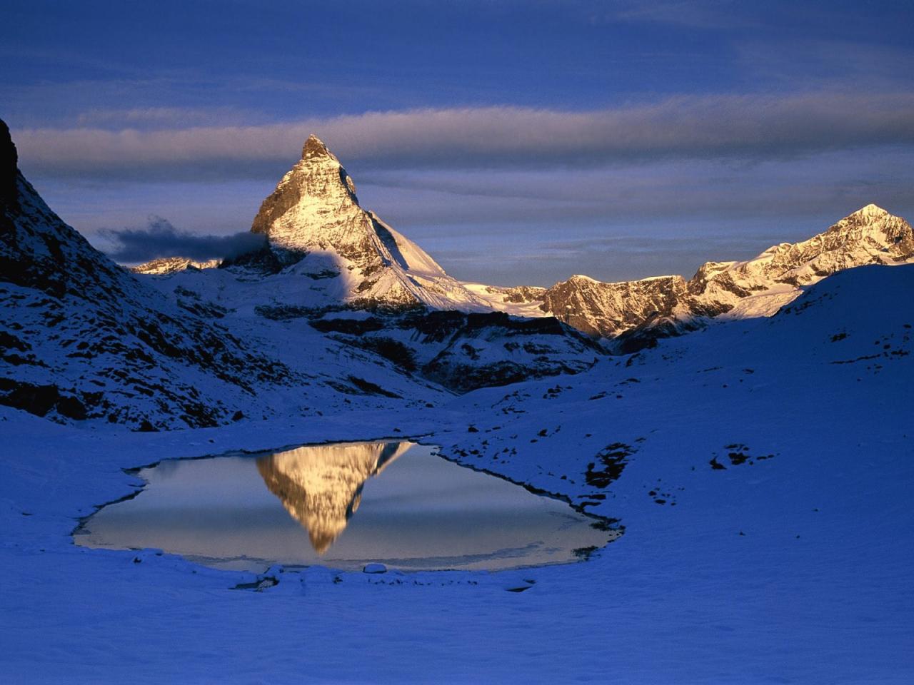 обои Reflected Matterhorn фото