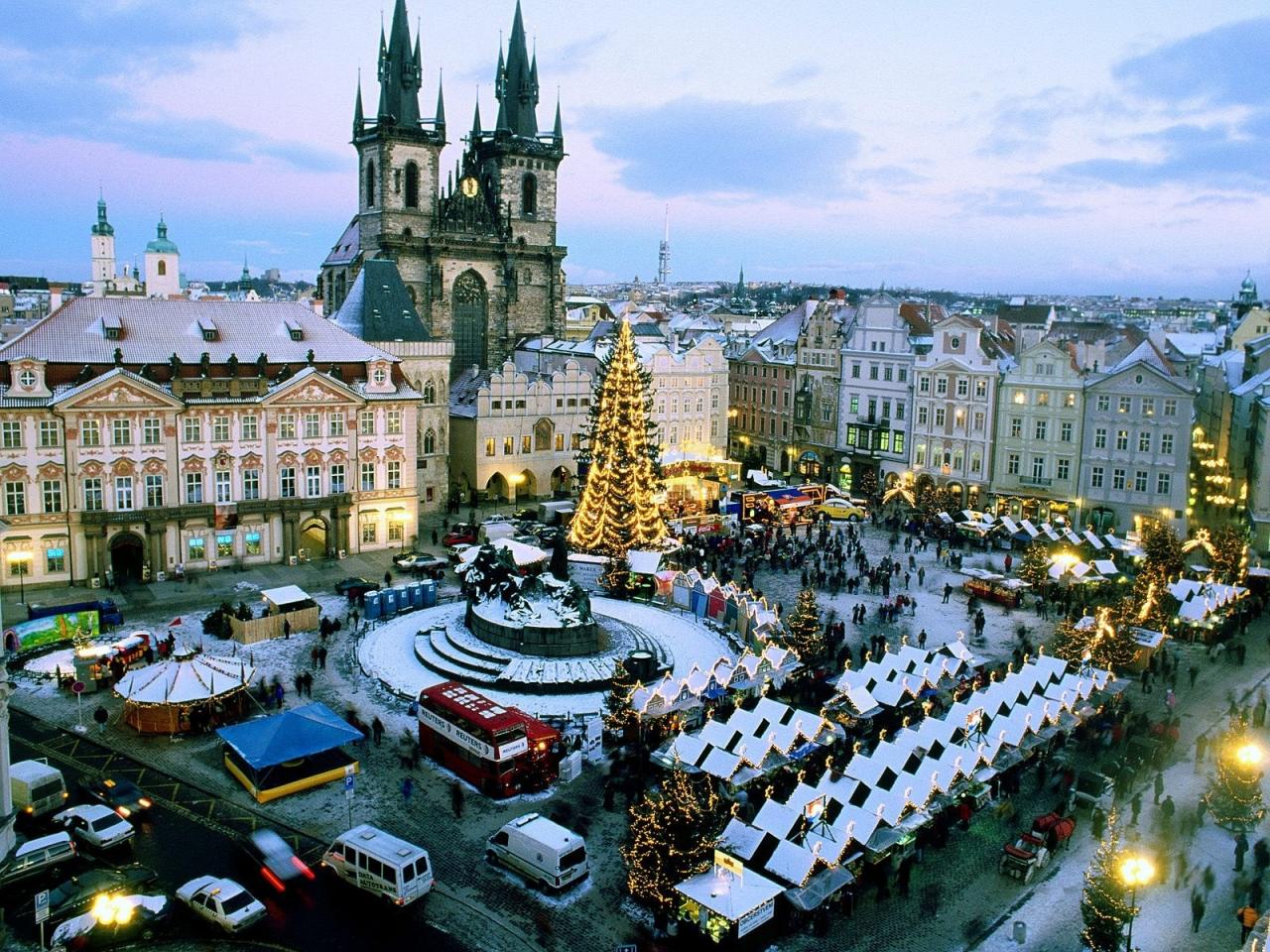 обои New Years Prague,   Czechia фото