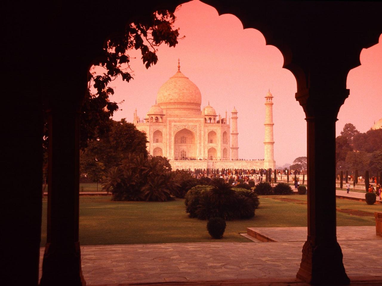 обои Taj Mahal Wonder фото