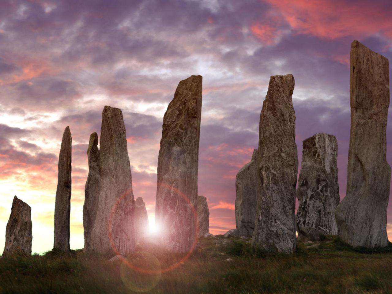 обои Callanish Standing Stones,   Outer Hebrides,   Scotland фото