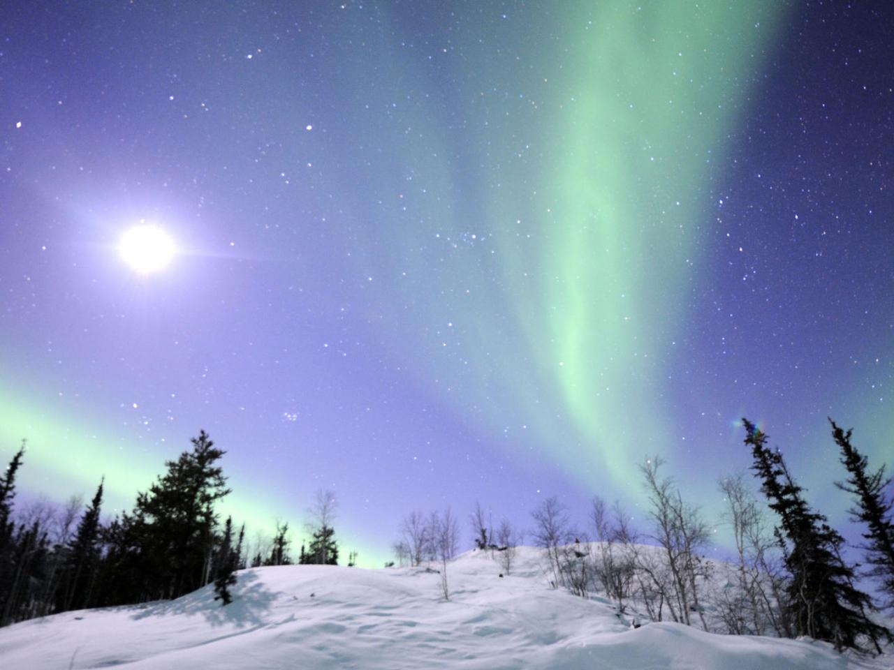 обои Northern Lights,   Northwest Territories,   Canada фото