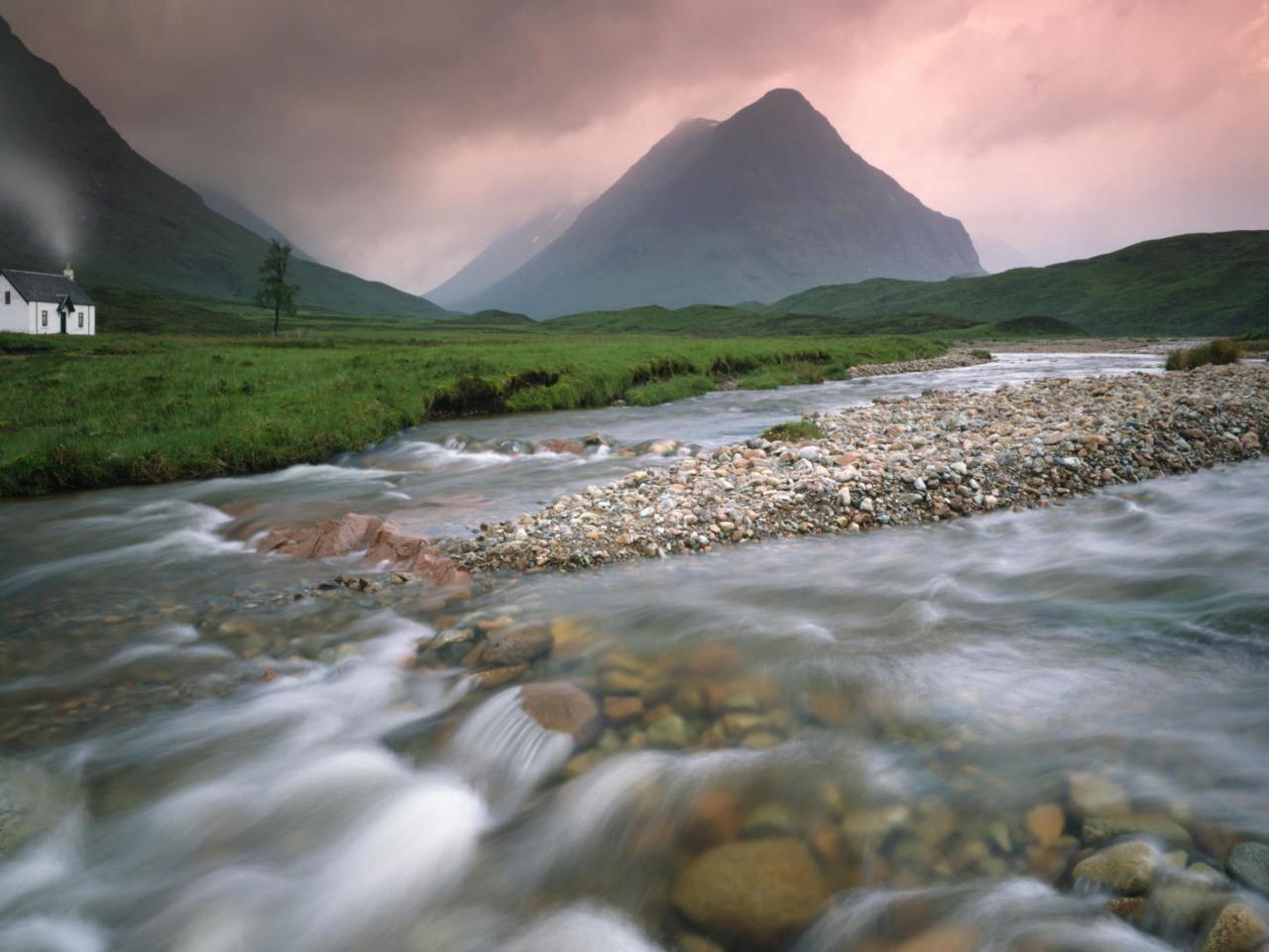 обои River Coupall,   Glen Coe,   Scotland фото