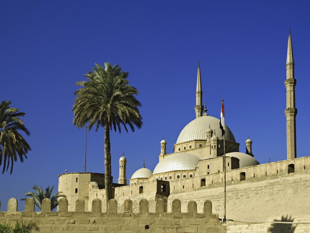 обои The Mosque of Muhammad Ali at the Citadel,   Cairo,   Egypt фото