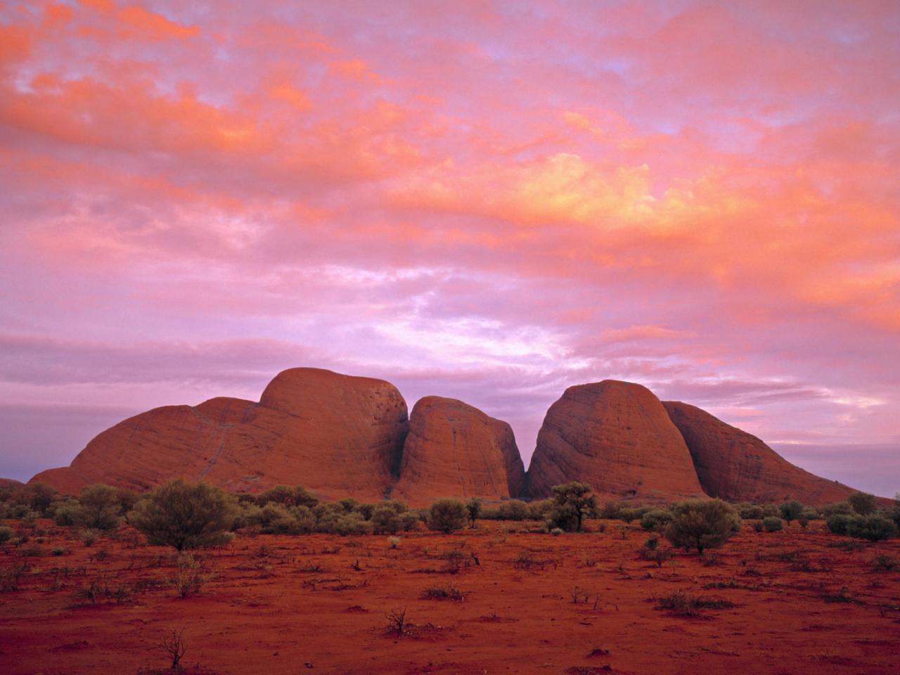 обои The Olgas,   Northern Territory,   Australia фото