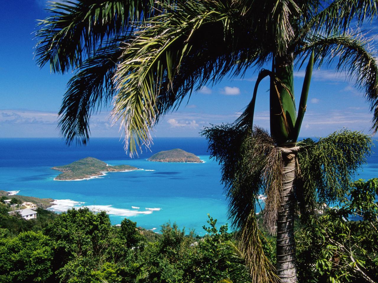 обои Inner and Outer Brass Islands,   St. Thomas фото