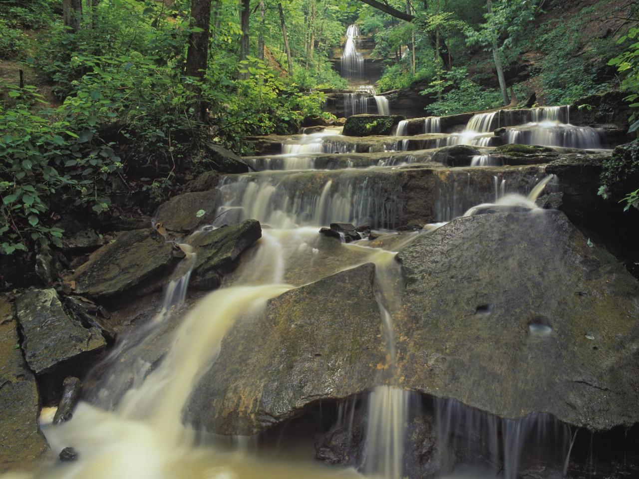 обои Tioga Falls,   Fort Knox Military Reservation,   Kentucky фото