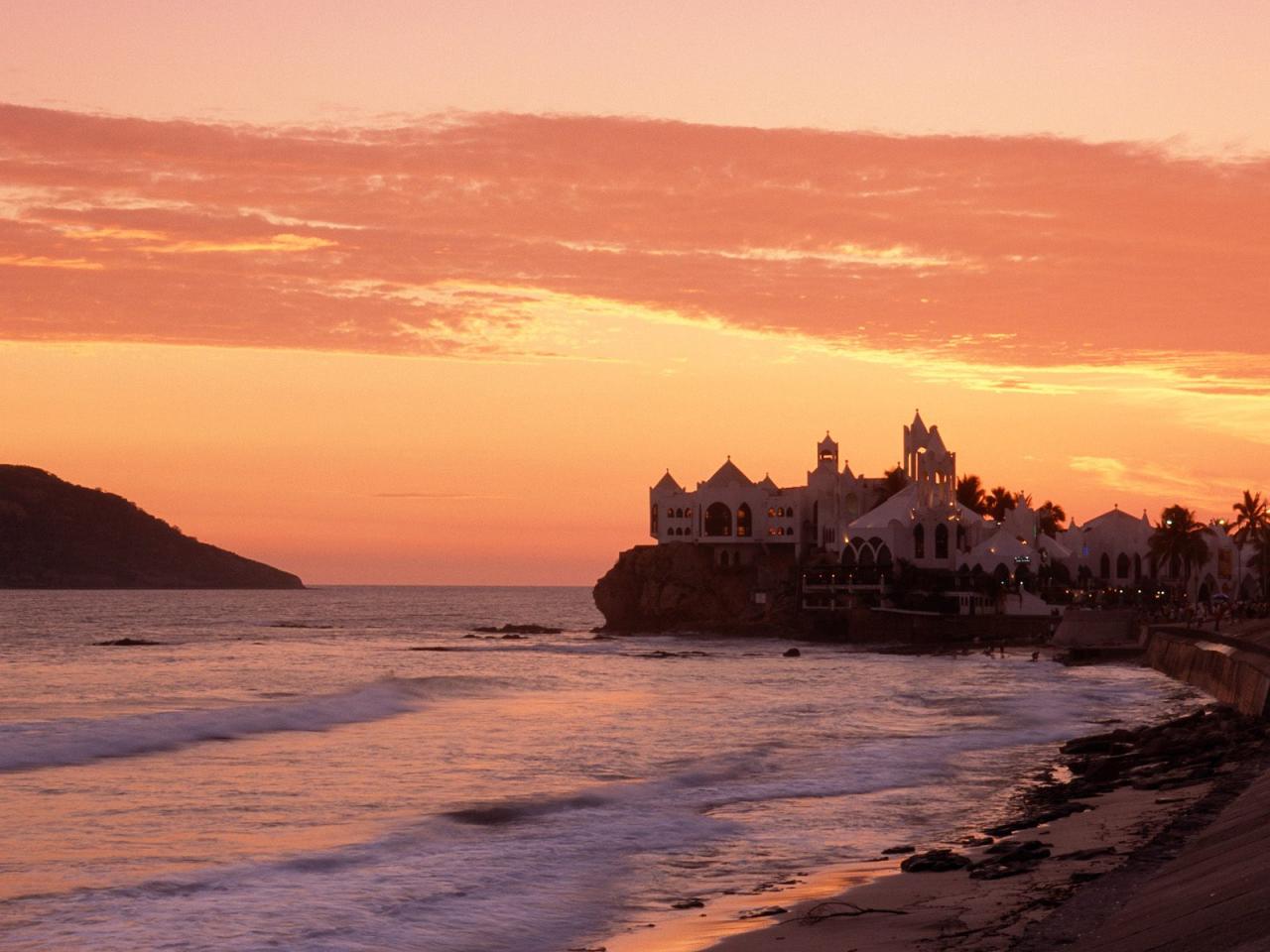 обои Mazatlan Seaside Sunset,   Mexico фото