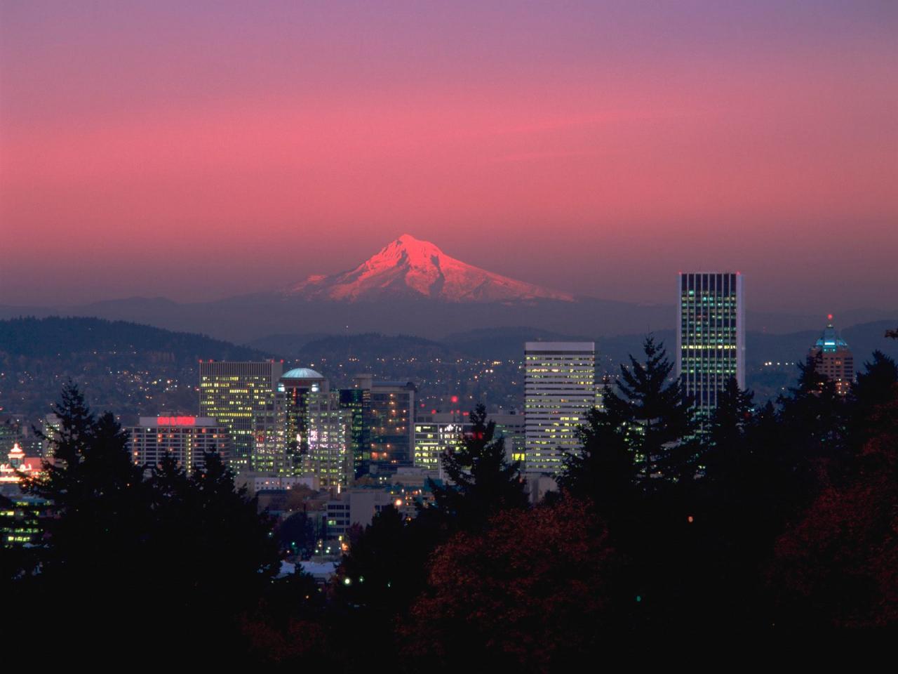 обои Mount Hood,   Portland,   Oregon фото