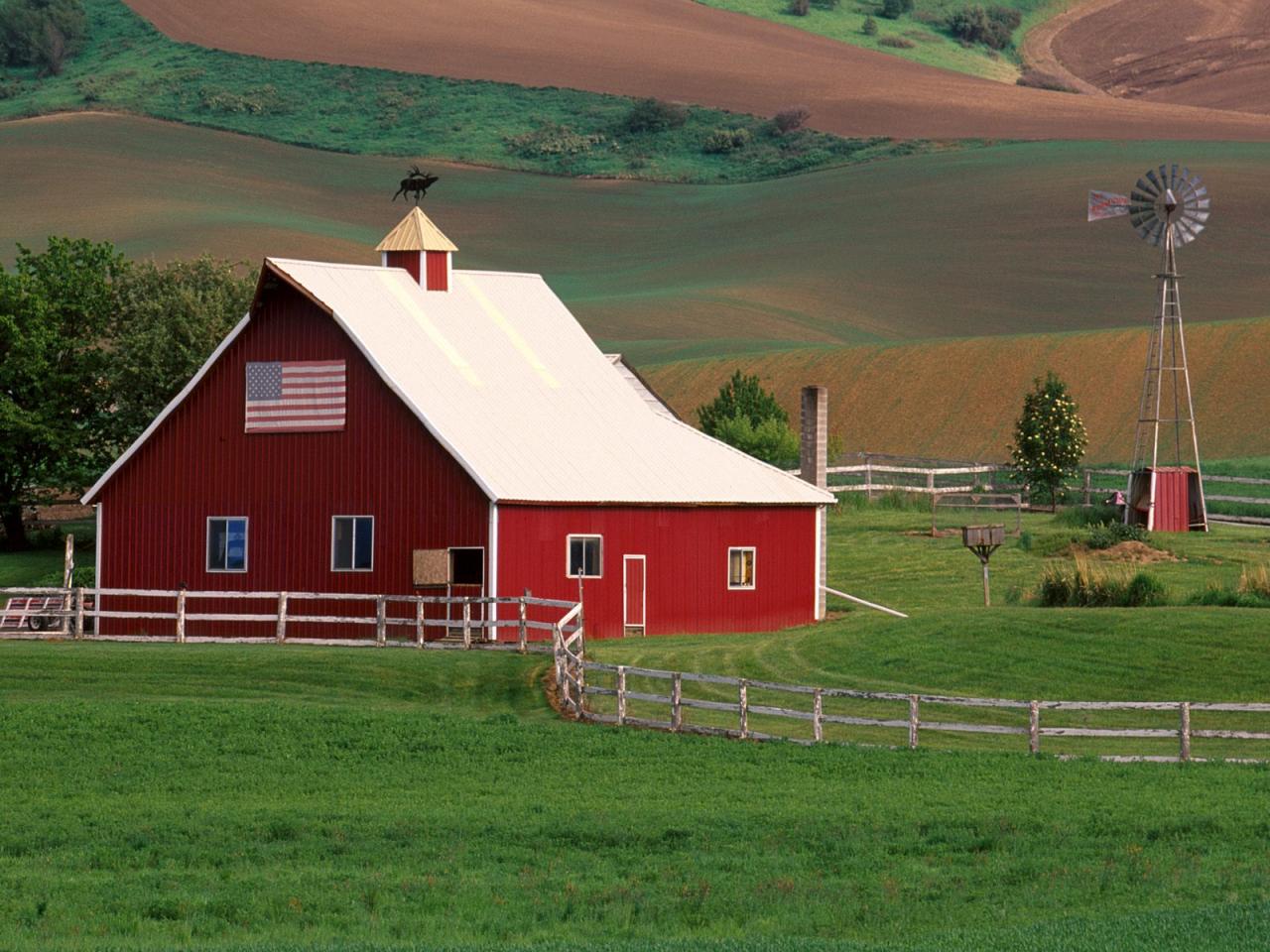 обои Palouse Farm Country,   Eastern Washington фото