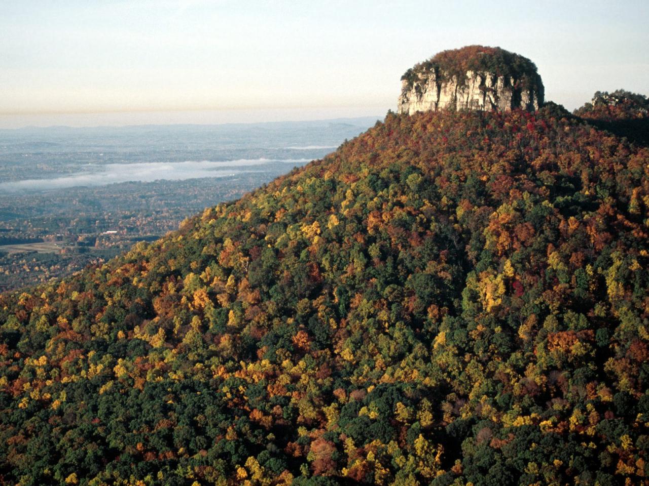 обои Pilot Mountain,   North Carolina фото