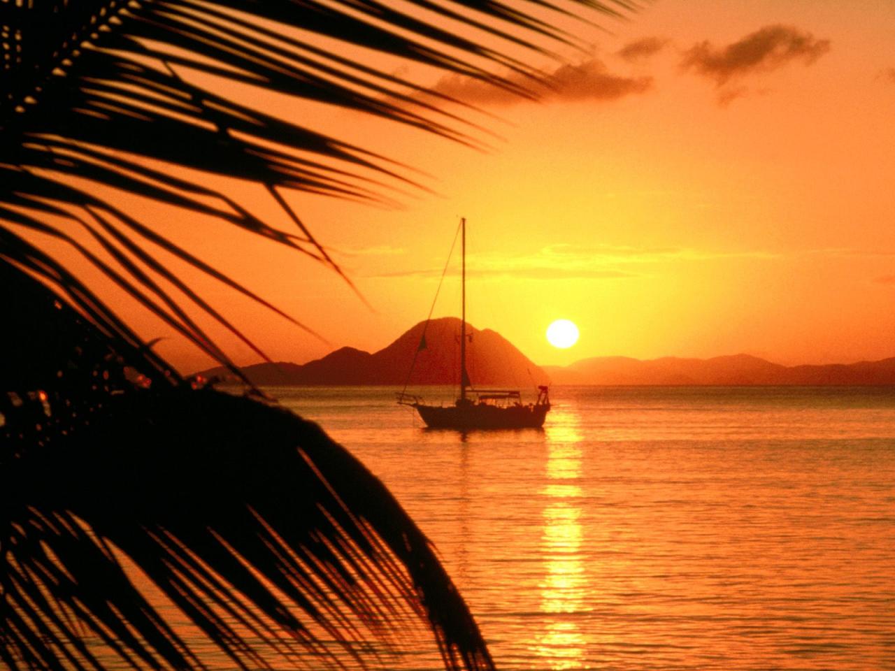 обои Vacation Memories,   Looking Towards St. Thomas,   U.S. Virgin Islands фото