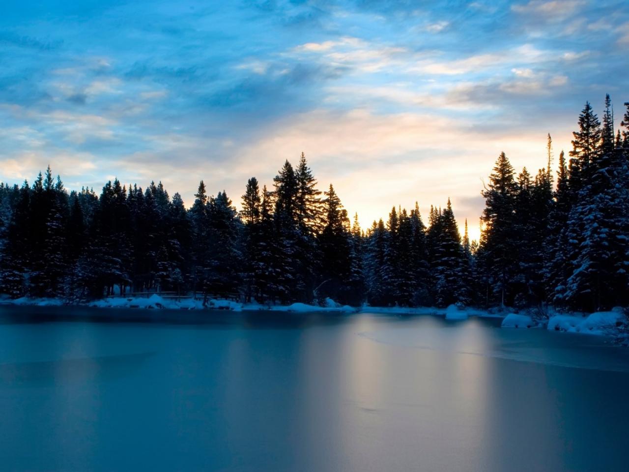 обои Frozen Lake фото