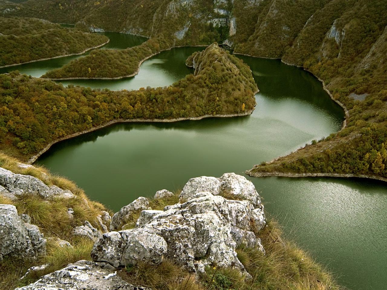 обои Meandering River фото