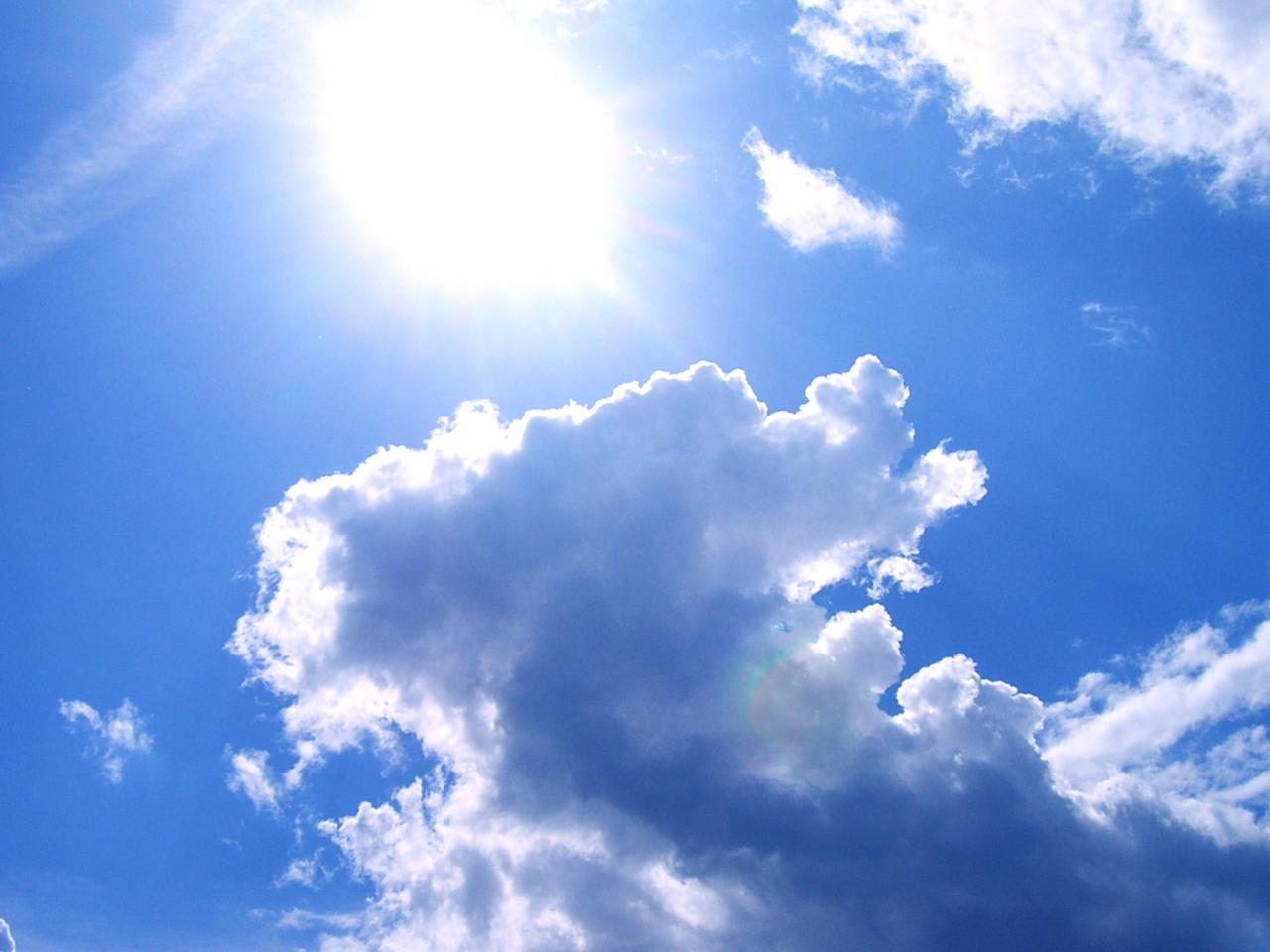 обои Sun and Clouds фото