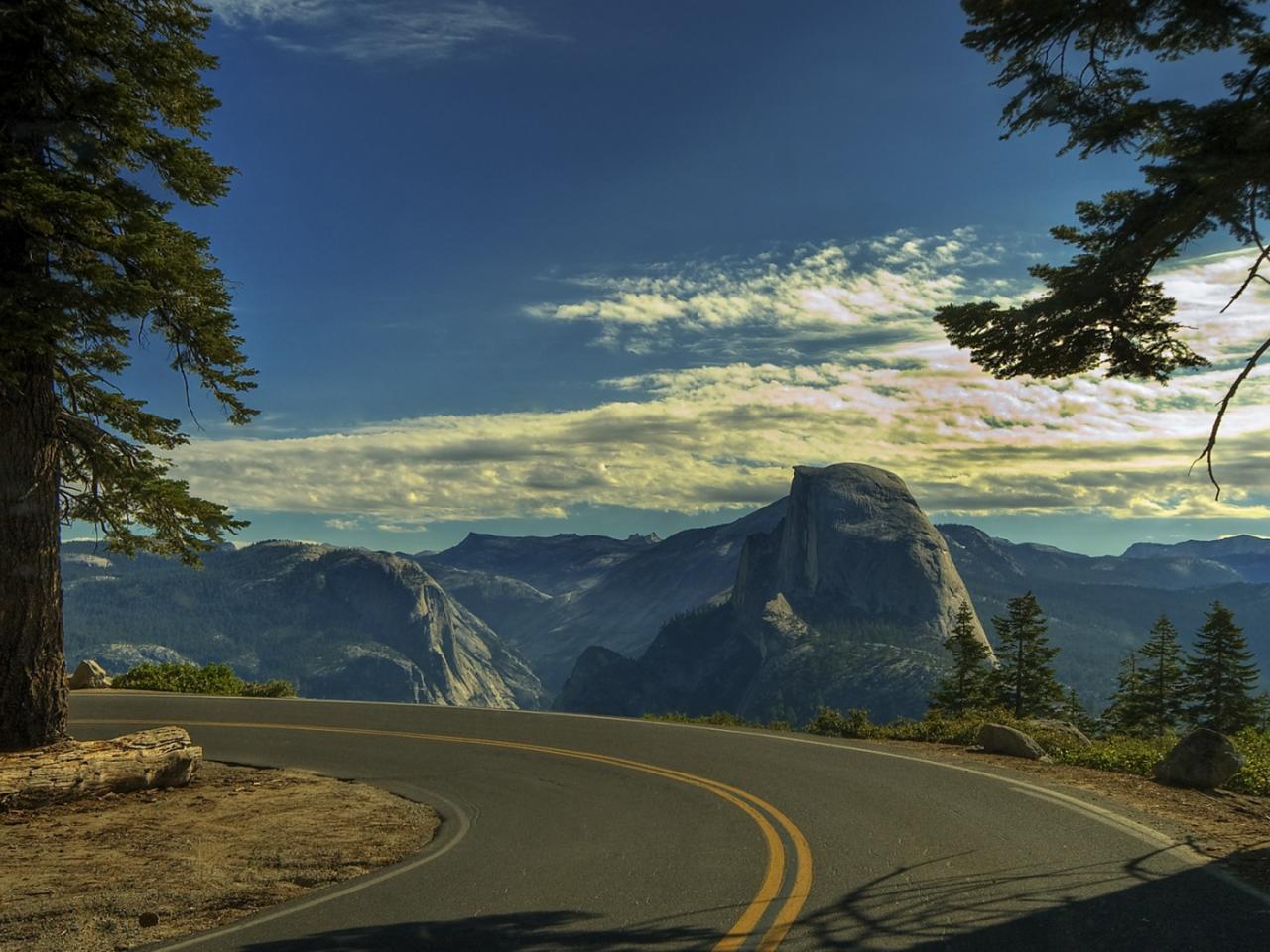 обои Yosemite road фото