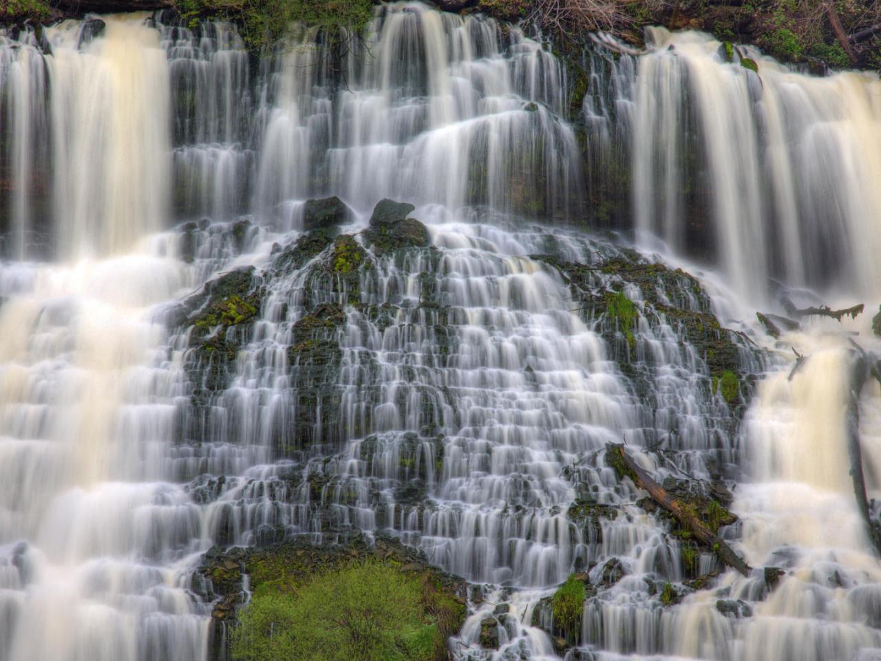 обои Twin Falls,   Rock Island State Park,   Tennessee фото