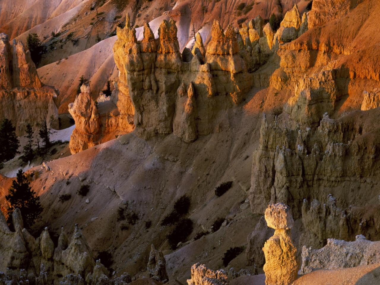 обои Hoodoos,   Bryce Canyon,   Utah фото