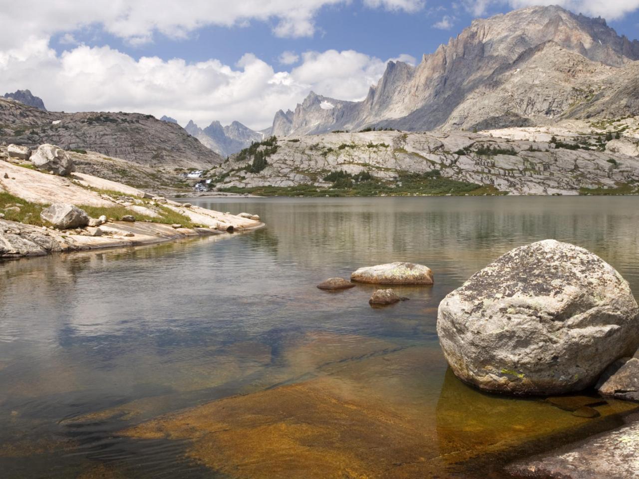 обои Lower Titcomb Basin,   Bridger National Forest,   Wyoming фото