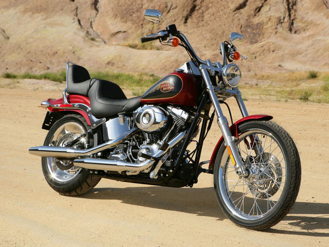 обои Harley-Davidson Softail фото