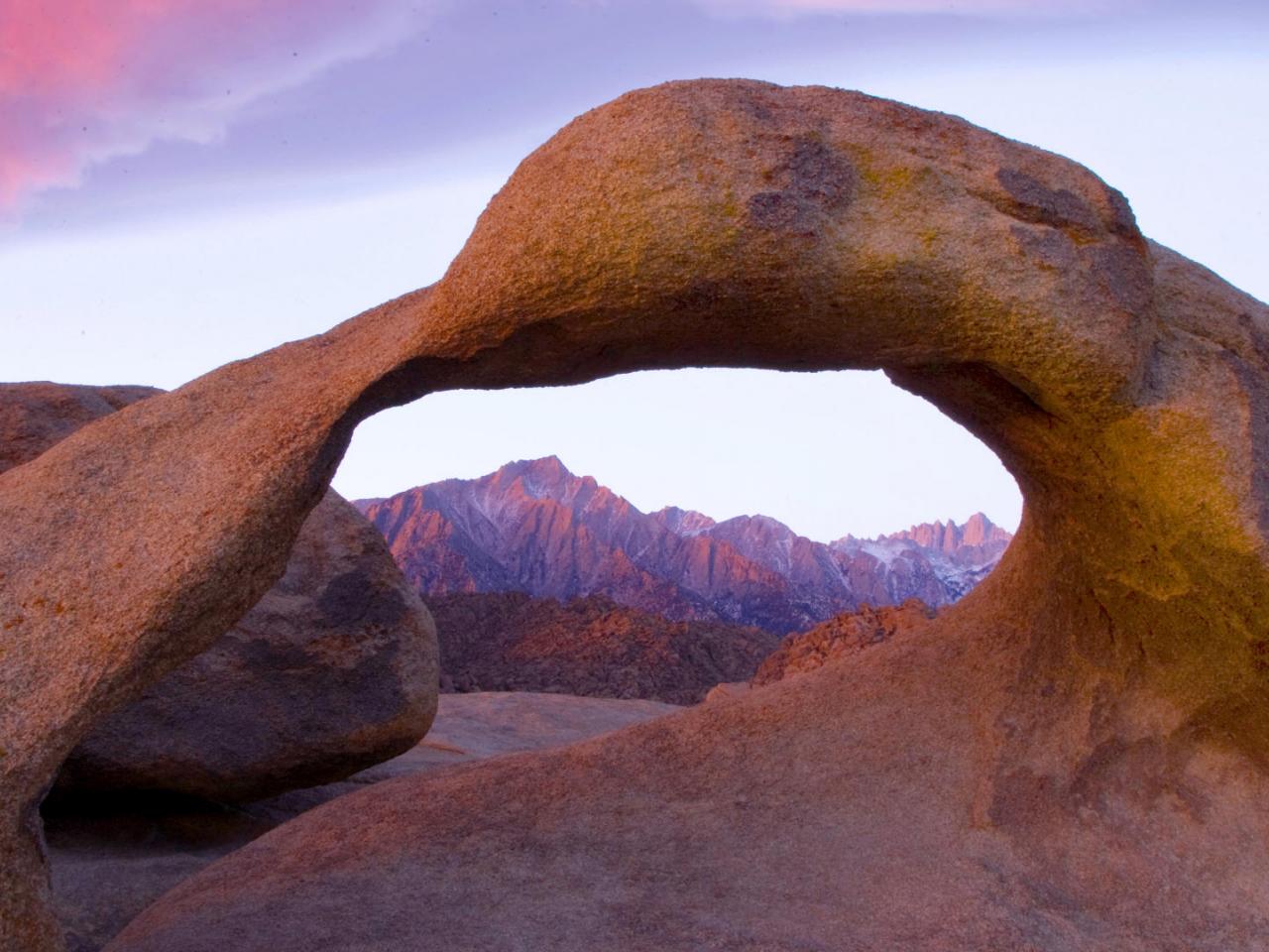 обои Rock Arch,   Alabama Hills,   California фото