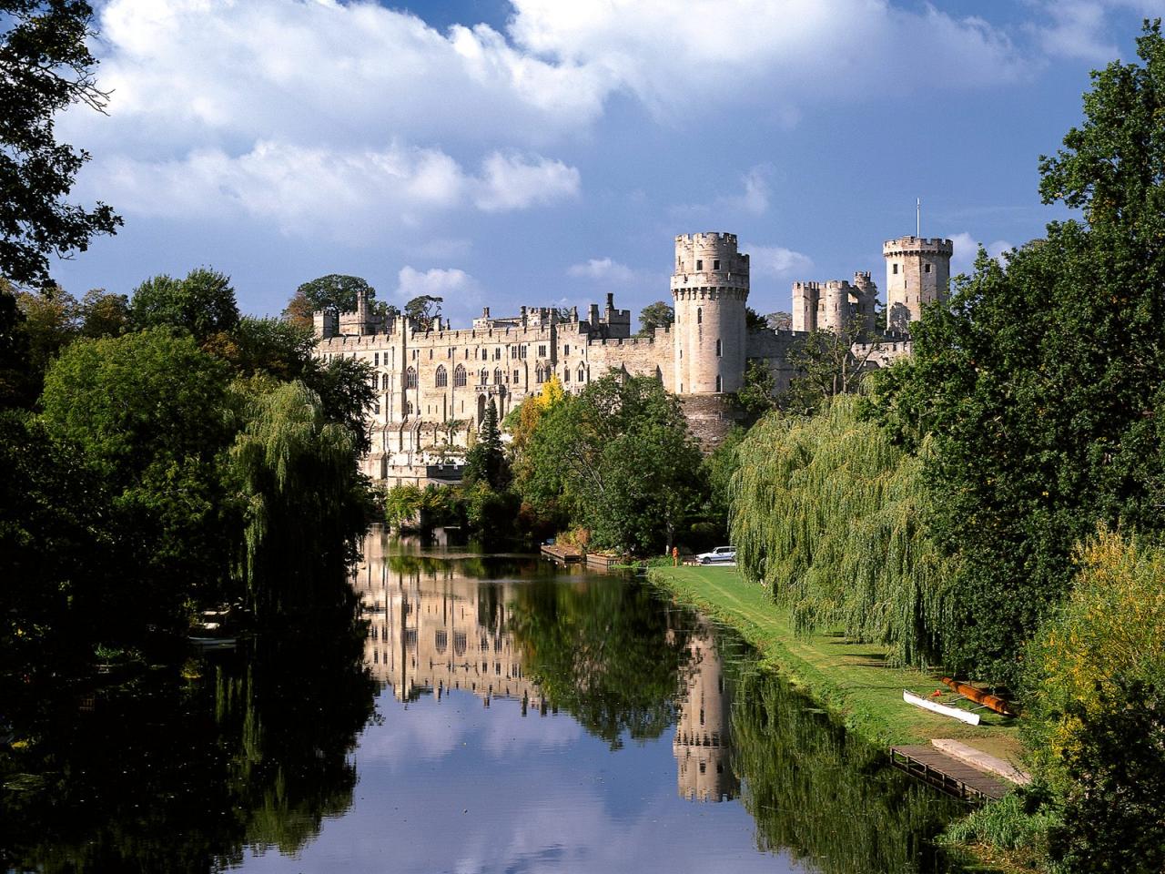 обои Warwick Castle,   Warwickshire County,   England фото