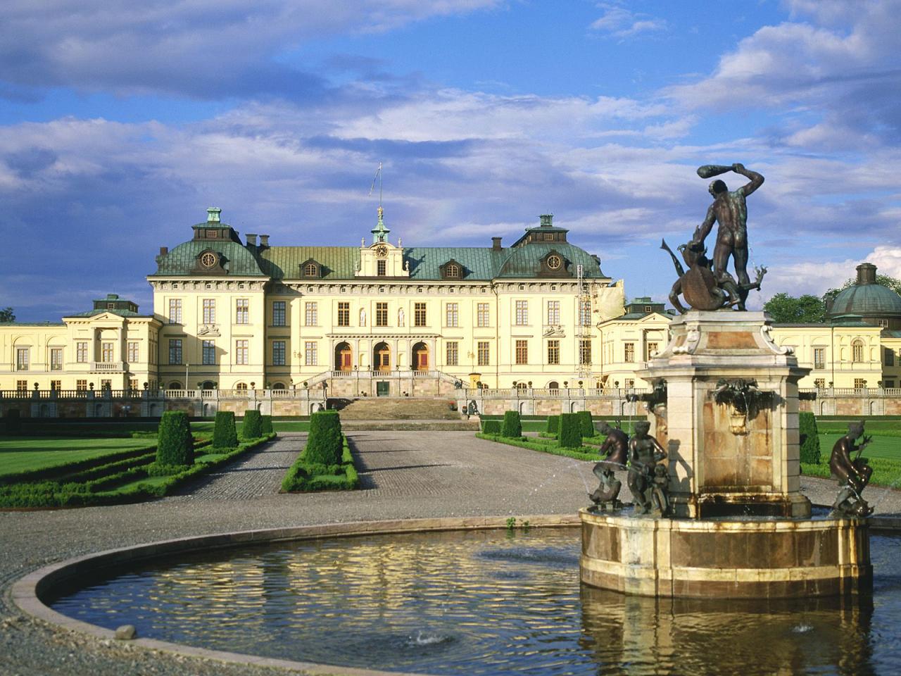 обои Royal Palace of Drottningholm,   Stockholm,   Sweden фото