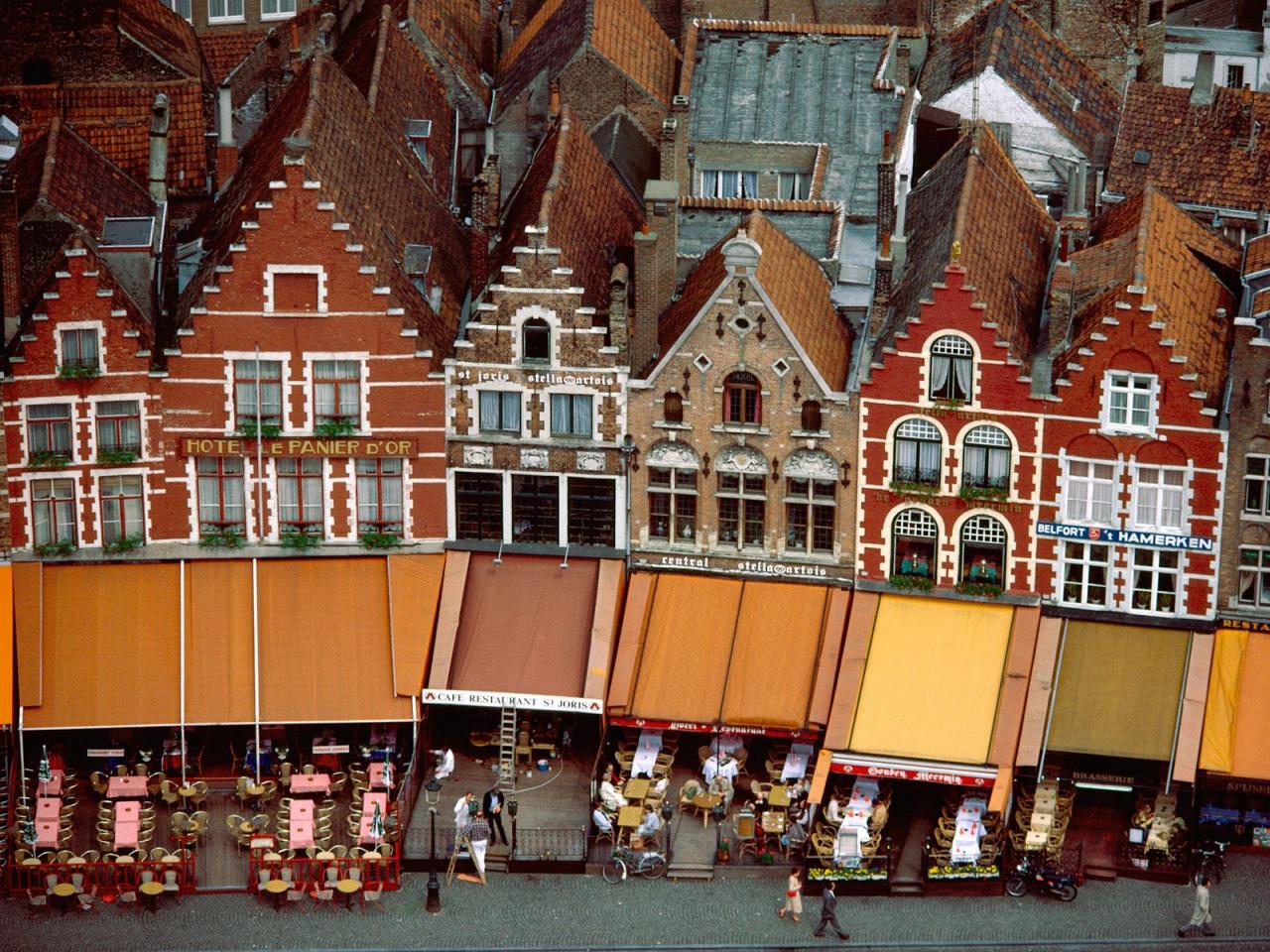 обои Grote Market,   Brugge,   Belgium фото