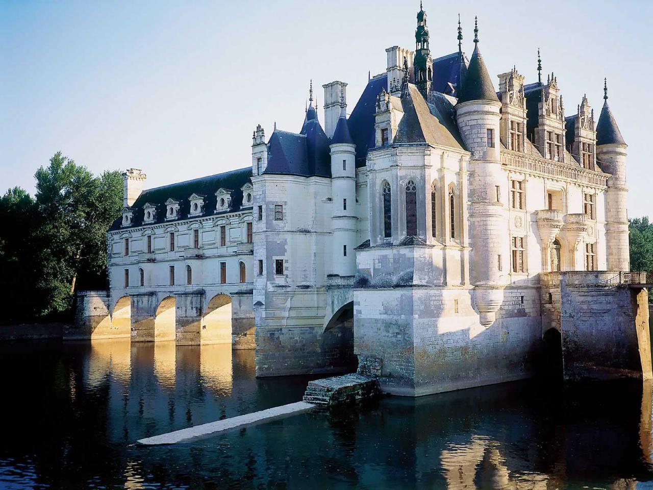 обои Chenonceau Castle France фото