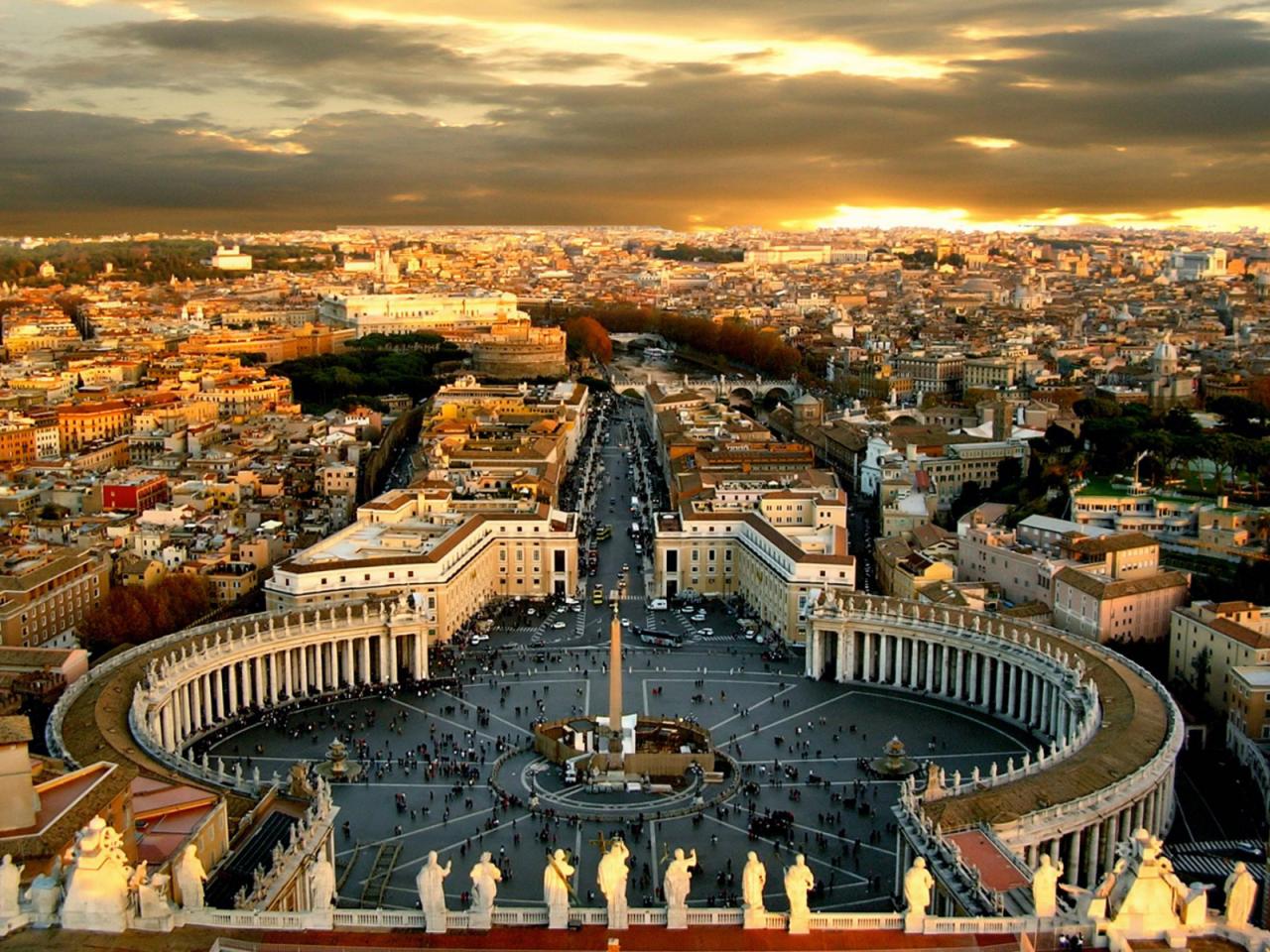 обои Piazza San Pietro фото