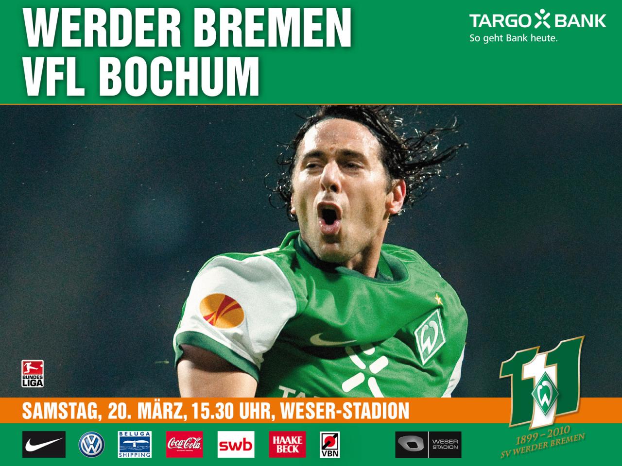 обои Werder Bremen VS VFL Bochum фото