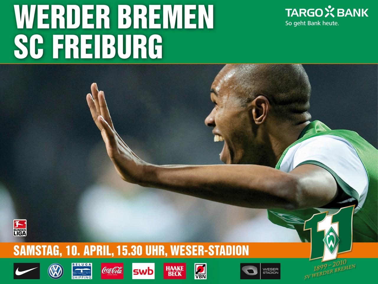 обои Werder Bremen VS SC Freiburg фото