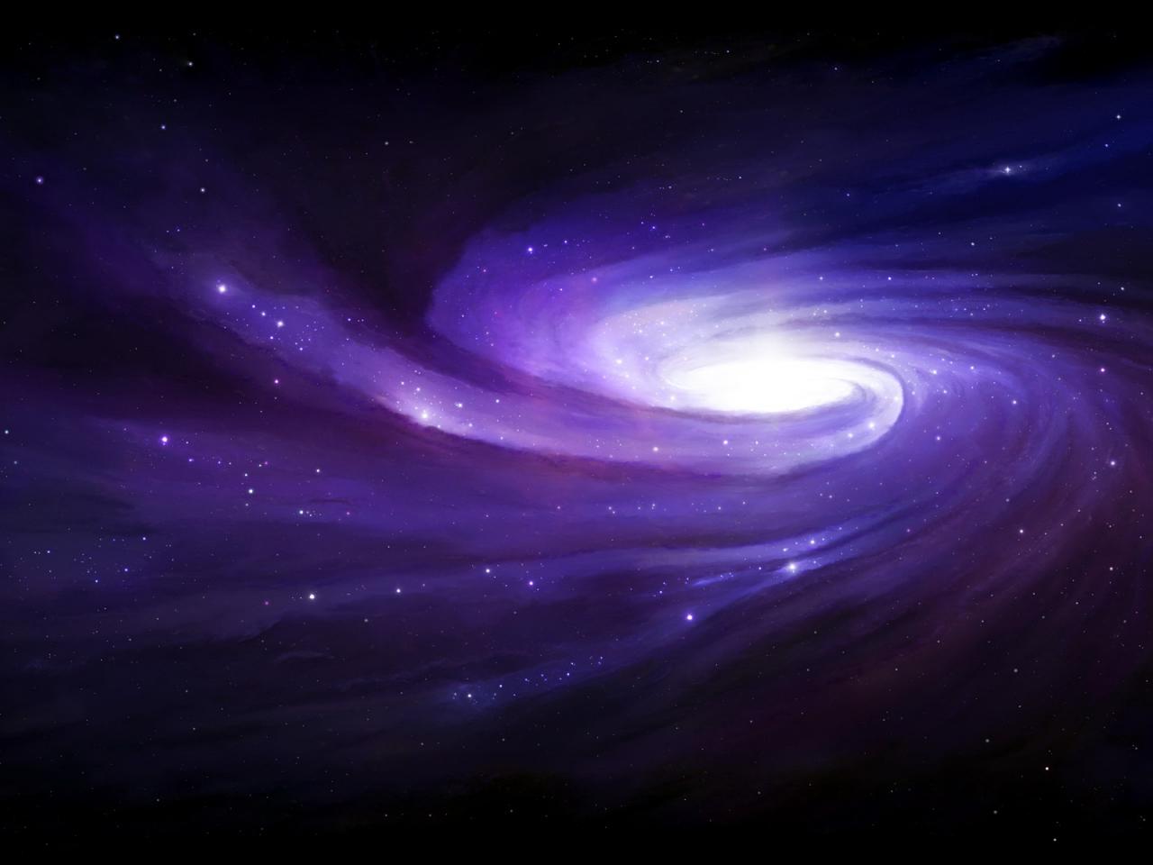 обои Фиолетовая галактика фото