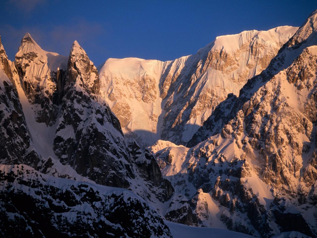 обои Alaskan Sunrise,   Denali National Park фото