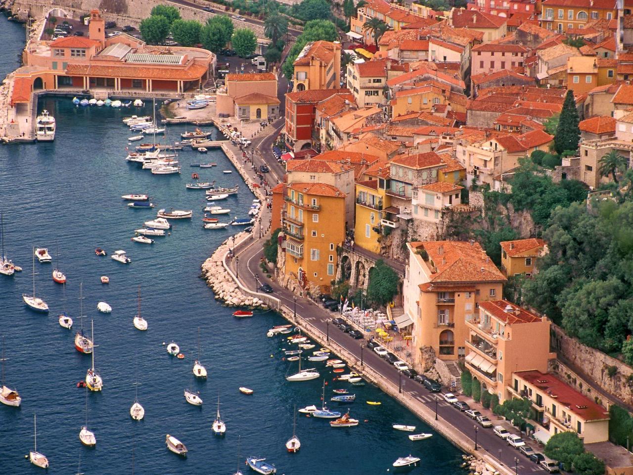 обои Villefranche Harbor,   France фото