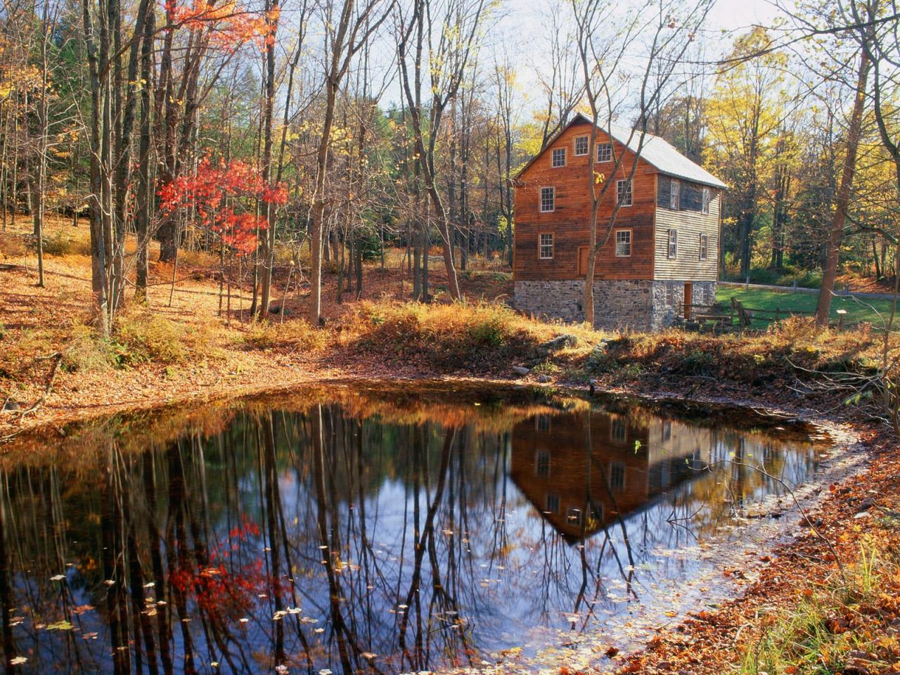 обои Millbrook Mill,   Delaware Water Gap National Recreation Area,   New Jersey фото