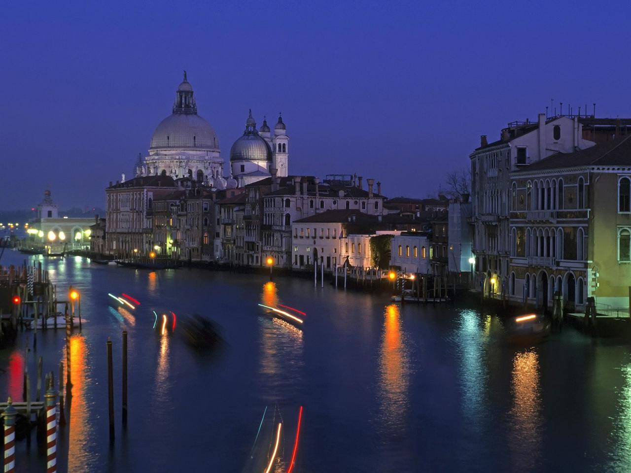 обои Grand Canal by Night,   Venice,   Italy фото