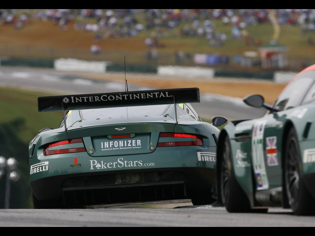 обои Aston Martin DBR9 Petit Le Mans 2006 Rear Angle фото